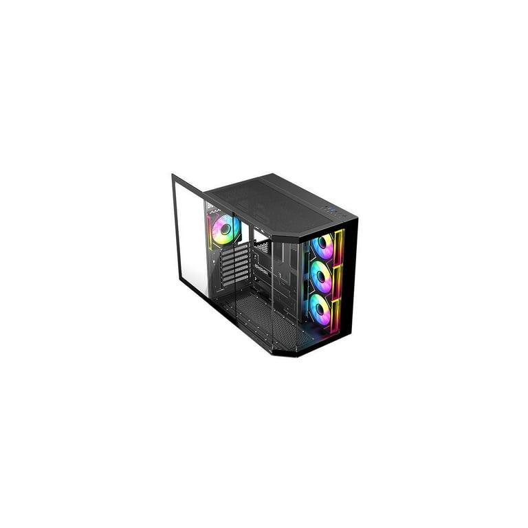 Case Gaming ITEK SIISBE 3.0 - Middle Tower Con 3 Ventole ARGB, Vetro Temperato - Foto 6