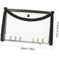 thumbnail image 3 of PVC Transparent Loose-Leaf Binder | Travel Account Book with Stainless Steel Frame | 6-Ring Organizer for Budgeting & Business | Multiple Colors Available, 3 of 3