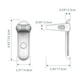 thumbnail image 6 of EUDEMON 2 Pack Childproof Door Lever Lock, Baby Safety Door Handle Lock, Easy to Install and Use 3M VHB Adhesive no Tools Need or Drill (White), 6 of 7