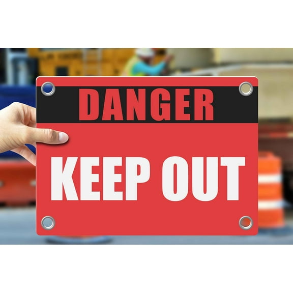 KEEP OUT | Warning Notice Caution Danger 3mm PVC Sign
