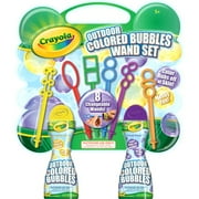 Crayola Outdoor Color Bubbles Wand Set