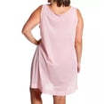 thumbnail image 2 of Exquisite Form Nylon Tricot Sleeveless Short Knee Length Nightgown 30107, 2 of 6