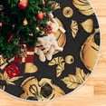 thumbnail image 5 of FMSHPON Halloween PumpkinSkull Xmas Christmas Tree Skirt Stand Mat for Holiday Party Decoration Indoor Outdoor 36 inches, 5 of 6