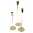 thumbnail image 2 of Metal Candle Holder, Iron Metal Candlestick Elegant Retro Design  For Dining Room, 2 of 8
