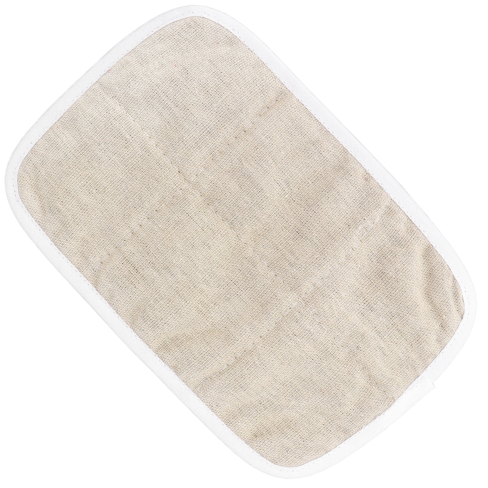 Ginger Therapy Pad, Comfortable Heat Insulation Rounded Rectangular Cotton and Linen Ginger Therapy Bag  for Waist and Knee Protectors