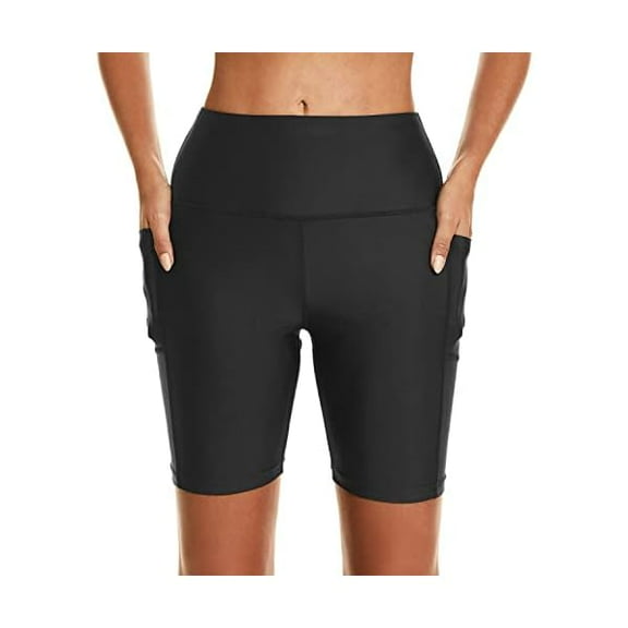 Women's 3''/5''/7''/9'' Swim Shorts UPF 50  High Waisted Board Shorts with Pockets Liner Quick Dry Swimsuit Bottom
