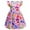 Pink, variant on WOYY Infant Girls Dress Dinosaur Prints Flutter Sleeve Dress Kids Summer Casual Dresses
