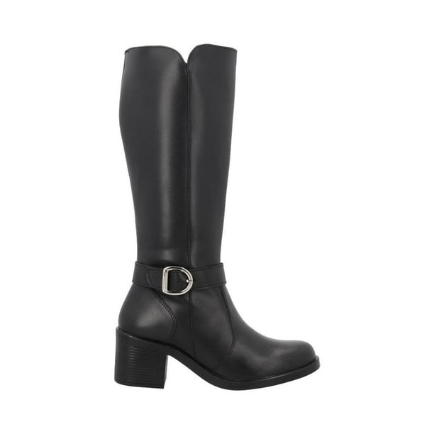 Botas Mujer GREEN LOVE Ajustable Dama con Hebilla negro 23