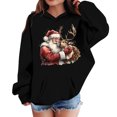 thumbnail image 1 of Sudadera con capucha para niñas y niños, sudadera de manga larga con cuello redondo y estampado de moda, jersey con bolsillo, sudadera de poliéster para niñas, 1 of 8