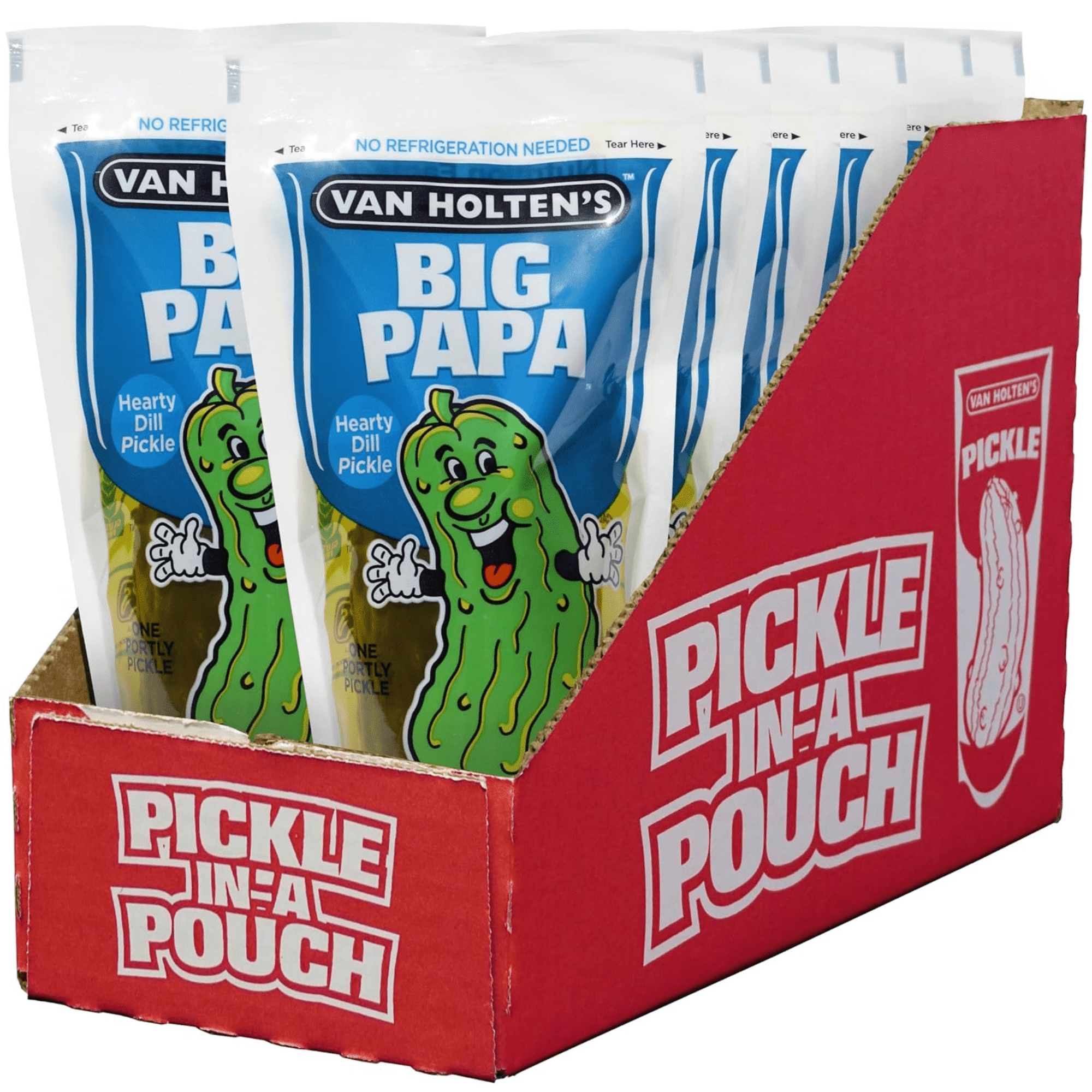 Van Holten's, Big Papa Pickle, Dill Flavor, 1-count, Pack of 12