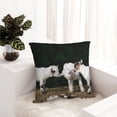 thumbnail image 6 of Pofeuu Cute Goat Baby Print Double-sided plush pillowcase Square Throw Pillow Covers Pillows Cover for Living Room Bedroom Sofa Couch Cushion Cover（No pillow core）-26"x26", 6 of 7