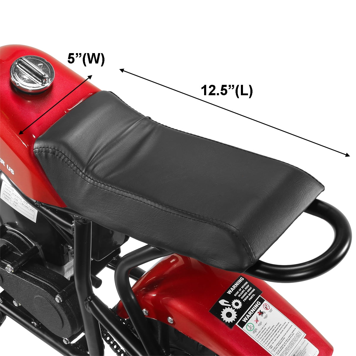 XtremepowerUS 40cc Off-Road Mini Dirt Bike, Ride-On for Kids, Red
