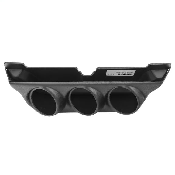 AutoMeter 18017 Mounting Solutions Triple Overhead Console Pod; 2-1/16 in.; Black; Fits select: 2002-2008 DODGE RAM 1500, 1999-2004 FORD F250