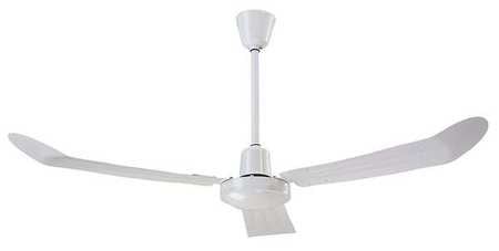 White Variable Speed CANARM CP56S 56" Commercial Ceiling Fan 