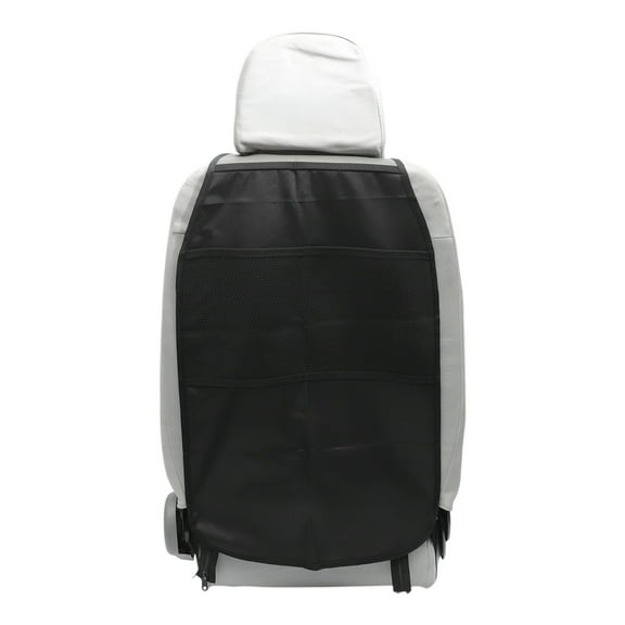 Unique Bargains Car Seat Cover, Back Seat Kick Protector with Storage Pocket, Anti-Scratch Mat for Baby Safety, Durable and Waterproof, Black, 1 Pc