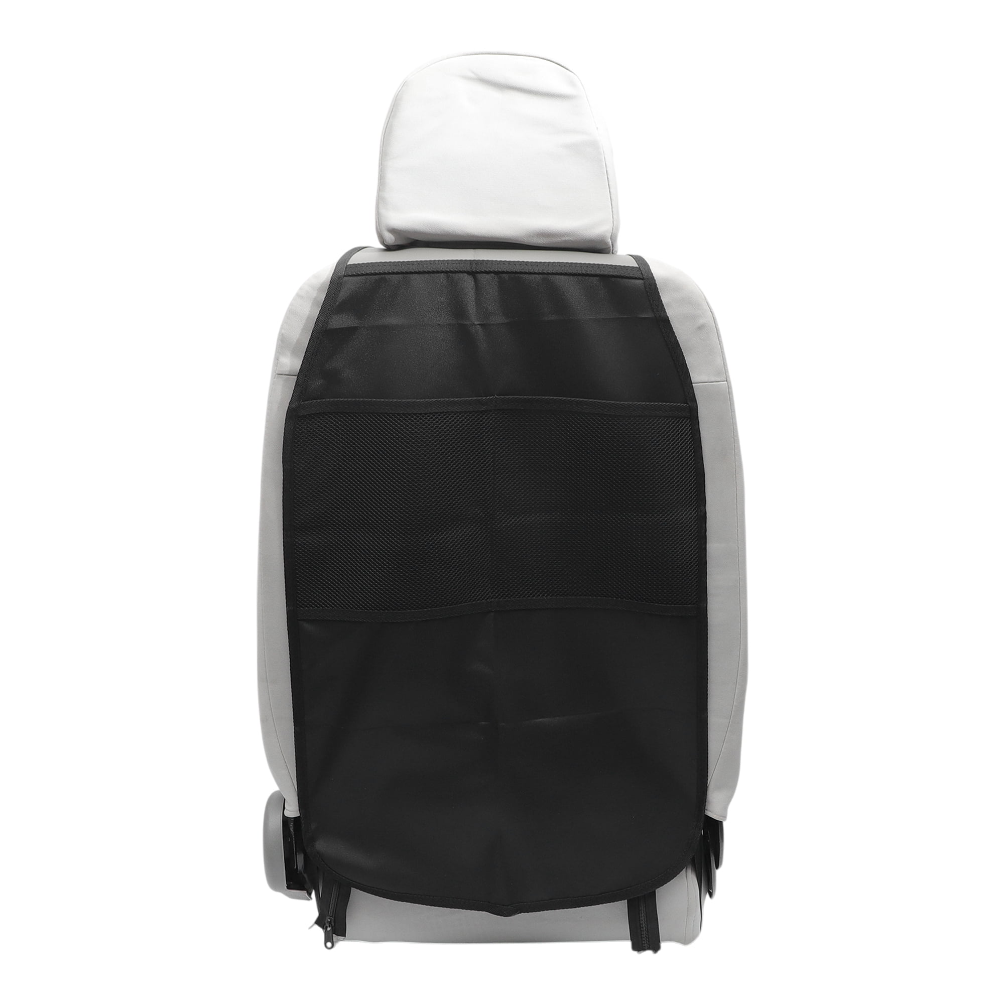 Unique Bargains Car Seat Cover, Back Seat Kick Protector with Storage Pocket, Anti-Scratch Mat for Baby Safety, Durable and Waterproof, Black, 1 Pc