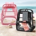 thumbnail image 4 of Clear Backpack for School,Large Heavy Duty Stadium Approved Clear Bookbag, See Through Transparent Backpacks for Travel College Work, 4 of 8