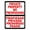 Color 1808, variant on Safety Sign Notice Danger Warning 8x12 Tin Sign Decor Bilingual Private Property No Trespassing Sign English & Spanish Security Signs Privada