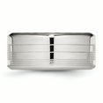 thumbnail image 3 of Stainless Steel 10mm Band Ring Man  For Dad Mens  For Him, 3 of 11