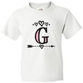 thumbnail image 3 of Inktastic Letter G Monogram Tribal Arrow Youth T-Shirt, 3 of 5