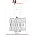 thumbnail image 4 of 24seven Comfort Apparel Flared Long Sleeve Henley Maternity Top, 4 of 4