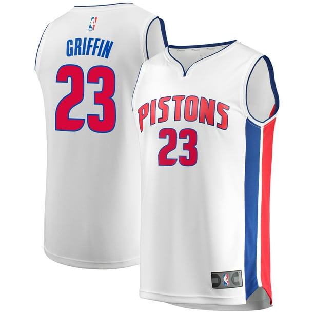 Blake Griffin Detroit Pistons Fanatics Branded Fast Break Replica Jersey Association Edition White Walmart Com Walmart Com