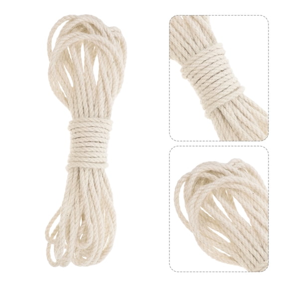 NICEXMAS 10 Meter Sisal Scratching Rope Jute Twine for Cat Toys, Crafts, and Home Decoration