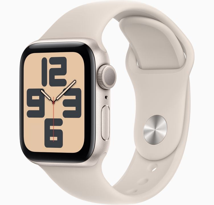 Pre-Owned Apple Watch SE (2nd Gen) 40mm - Starlight Aluminum with Starlight Sport Band (GPS + Cellular) - S/M