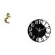 thumbnail image 5 of Estatua del caballo,Estatua de caballo de pie hecha a mano de resina de cafetería,Reloj de pared grande,Reloj de pared acrílico silencioso moderno,Reloj de pared grande para, 5 of 8