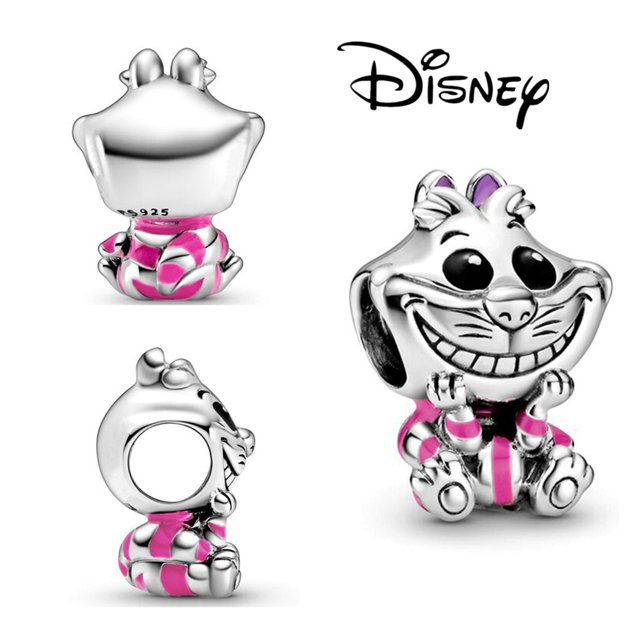 Disney Stitch Minnie Mouse Winnie Charms colgantes Fit Charms plata 925 Original pulsera cuentas encanto para colgante joyería regalo Dengxun unisex