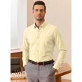 thumbnail image 2 of sogami Mens Oxford Button Up Shirt Casual Long Sleeve Cotton Dress Shirt For Men, 2 of 6