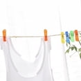 thumbnail image 5 of Pinzas de plástico para ropa, paquete de 60 pinzas para toallas de colores, pinzas para ropa pequeñas, pinzas para perchas, pinzas para secar ropa de 4 colores para viajes al aire libre en la cocina, 5 of 5