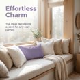 thumbnail image 5 of Unique Bargains Cotton Envelope Closure Pillowcase 2 Pack Wrinkle Resistant Bedding Purple, 5 of 5