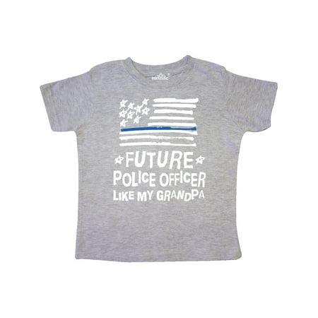 

Inktastic Future Police Officer Like Grandpa Gift Toddler Boy or Toddler Girl T-Shirt