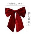 thumbnail image 3 of JHRGJIO Christmas Bow Decoration, Velvet Christmas Tree Bows Hanging Decor, Suitable For Christmas Trees Wreaths Door Wall Decorations And Festive Home Party Arrangements, 3 of 5