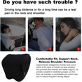 thumbnail image 5 of 2 Pack Car Neck Pillow for Driving with Adjustable Strap, 100% Memory Foam and Breathable Removable Cover, Comfortable Ergonomic Design, 5 of 15