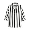 thumbnail image 5 of Horkkom Striped Shirt Women Long Sleeve Button Down Shirts Casual Loose Work Dress Shirts XXL, 5 of 7