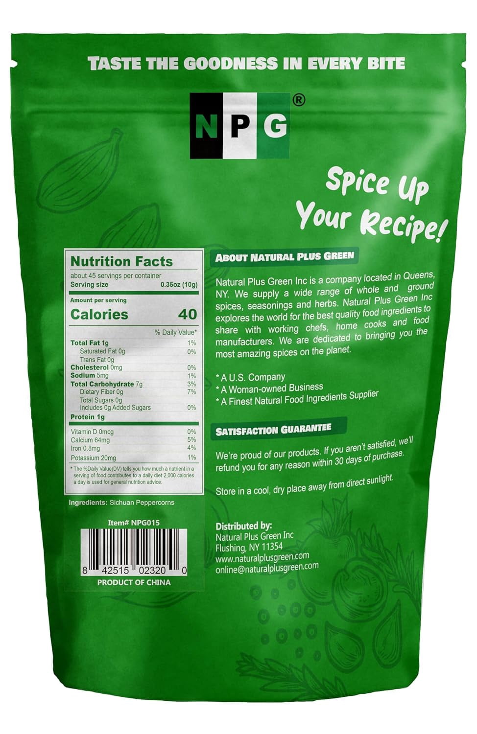 NPG Premium Szechuan Red Peppercorns Sichuan Whole Peppercorns 16 oz, A Mouth-numbing Spice, Red Sichuan Peppers for Kung Pao Chicken, Mapo Tofu, and Chinese Cuisine
