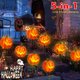 thumbnail image 2 of Luces solares para exteriores, luces decorativas de Halloween, luces de calabaza, impermeables, para montar en el suelo, para césped, jardín, patio, paisaje, 2 of 5