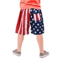 thumbnail image 3 of EastVita Independence Day boys beach pants flag pattern 5-point beach belt pocket Lanyard, 3 of 6