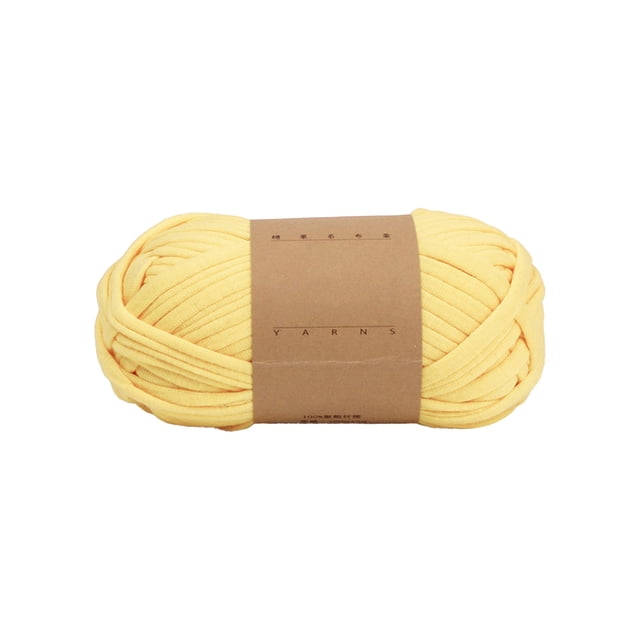 MOQIN Beginners Crochet Yarn Cotton Yarn for Beginners Crocheting and Knitting with Easy to See Stitches Cotton Nylon Blend Yarn for Beginners Crochet Kit Making