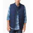 thumbnail image 1 of Chaleco acolchado vintage sólido resistente a la intemperie para hombre, azul, extragrande, 1 of 1