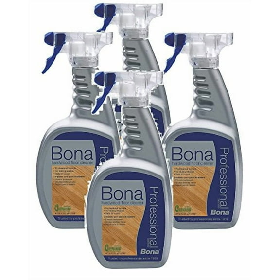 Bona 4 PACK Pro Series Wm700051187 Hardwood Floor Cleaner Ready To Use, 32-Ounce Spray