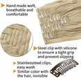 thumbnail image 6 of Benehair Clip in Hair Extensions Full Head Long Thick 8 Pieces Hair 18 Clips Curly Wavy Straight Hairpieces 100% Real Natural as Human Best Hair Set 26'' Straight Bleach Blonde, 6 of 11