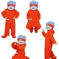 thumbnail image 6 of Big Mouth Monster Onesie Goofy Monster Onesie Plush Adult Pajamas, 6 of 6