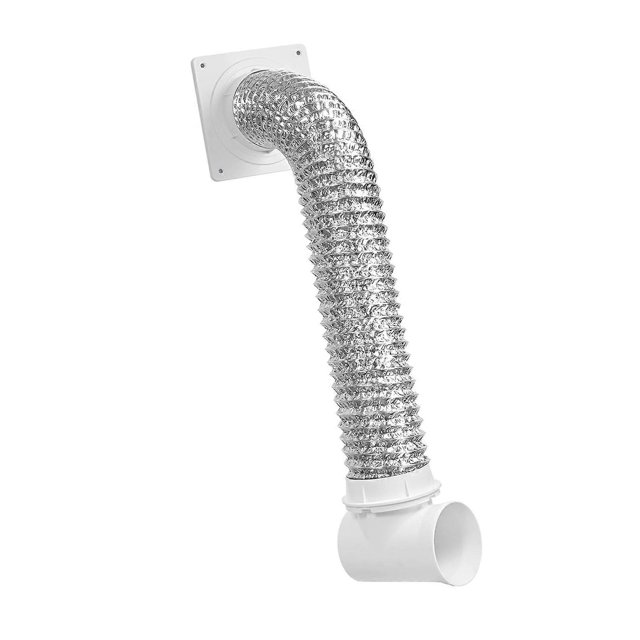 Aluminum Dryer Vent Hose Dryer Hose Air Ducting Flexible 90 Degree Dryer Vent Elbow for HVAC Ventilation Heating Cooling