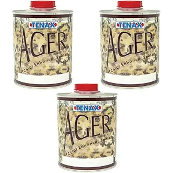 Tenax AGER Color Enhancing Granite Sealer, Marble Sealer, Stone Sealer - 1 Quart (Pack of 3)