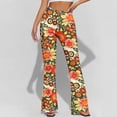 thumbnail image 5 of Snorda Yoga Pants for Women High Waisted Butt-lifting Flared Printed Yoga Pants Womens Stretch Leggings Pants for Workout Running Gym, 5 of 9