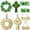 A, variant on Diy Wood Lucky Clover Hanging Decor, Creative Clovers Drop Prop For Saint Patrick's Day Party, Festival & Home Decoration, Cxyy-744-3C