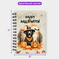 thumbnail image 5 of Happy Halloween Labrador Retriever Witches Hat Pumpkin Carving Spiral Bound Journal Lab Dog Lover Gifts 5x7in Spiral Notebook - 02019, 5 of 5
